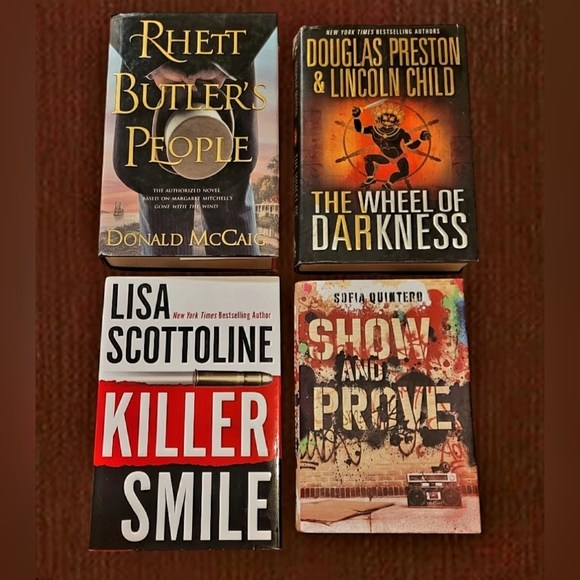 Best sellers Other - LOT OF 4 MYSTERY/LITERATURE/HISTORY BOOKS ~ RHETT BUTLER'S PEOPLE ~ KILLER SMILE